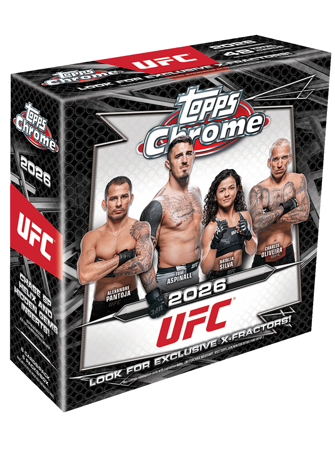 2026 UFC Topps Chrome Mega Box (Exclusive X-Fractors)