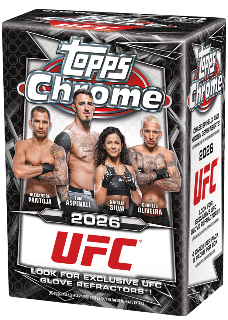 2026 UFC Topps Chrome Blaster Box (Glove Refractors)