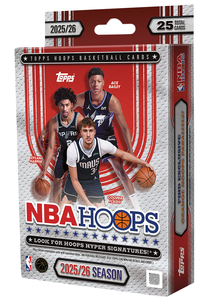 2025-26 Topps NBA Hoops Basketball Hanger Box (Hyper Signatures)