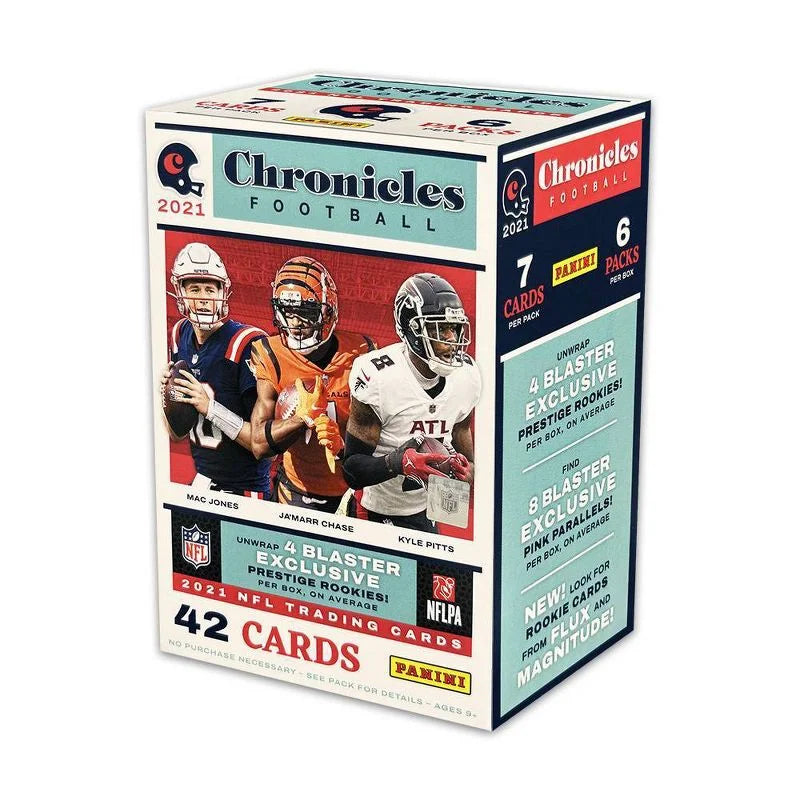 2021 NFL Panini Chronicles Football Blaster Box (Pink Parallels) C1