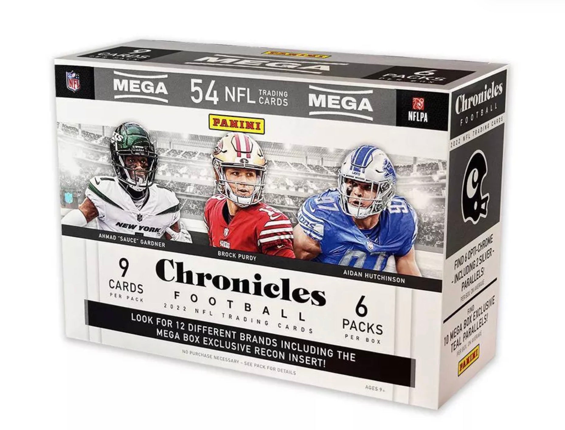 2022 NFL Panini Chronicles Football Mega Box (Teal Parallels)