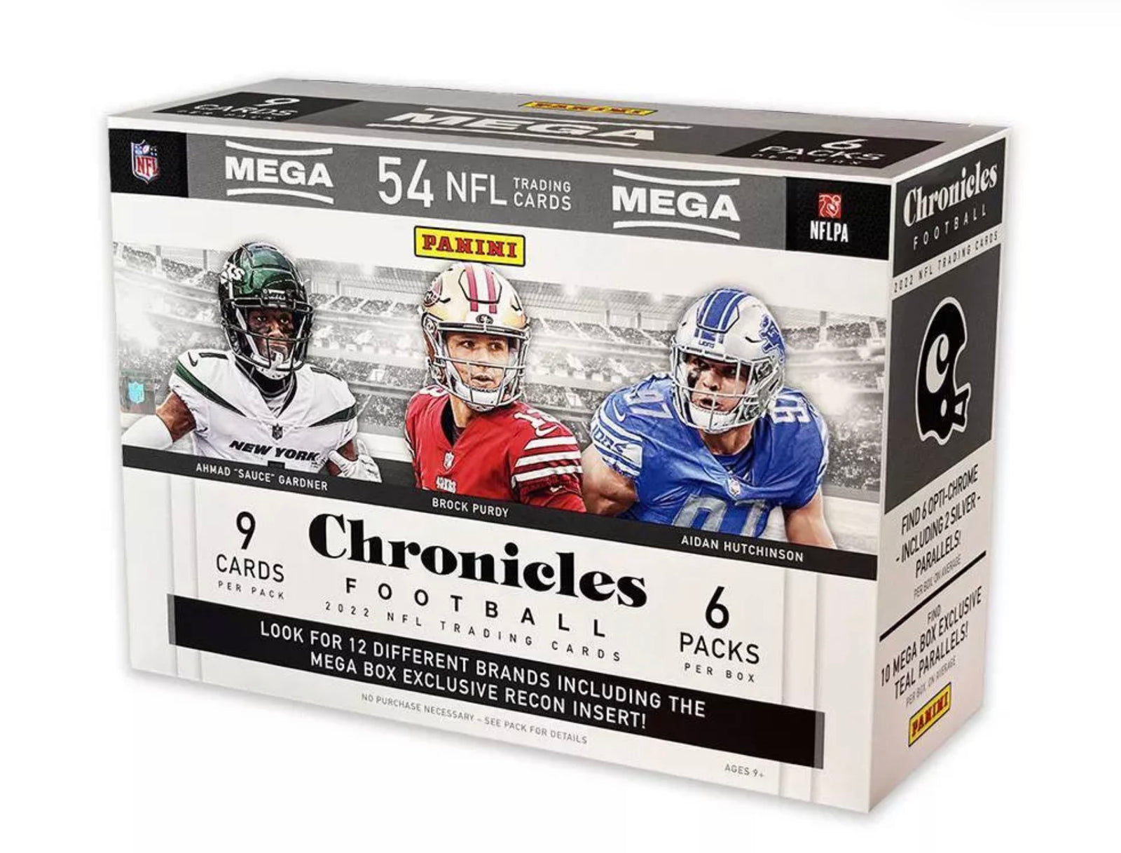 2022 NFL Panini Chronicles Football Mega Box (Teal Parallels)