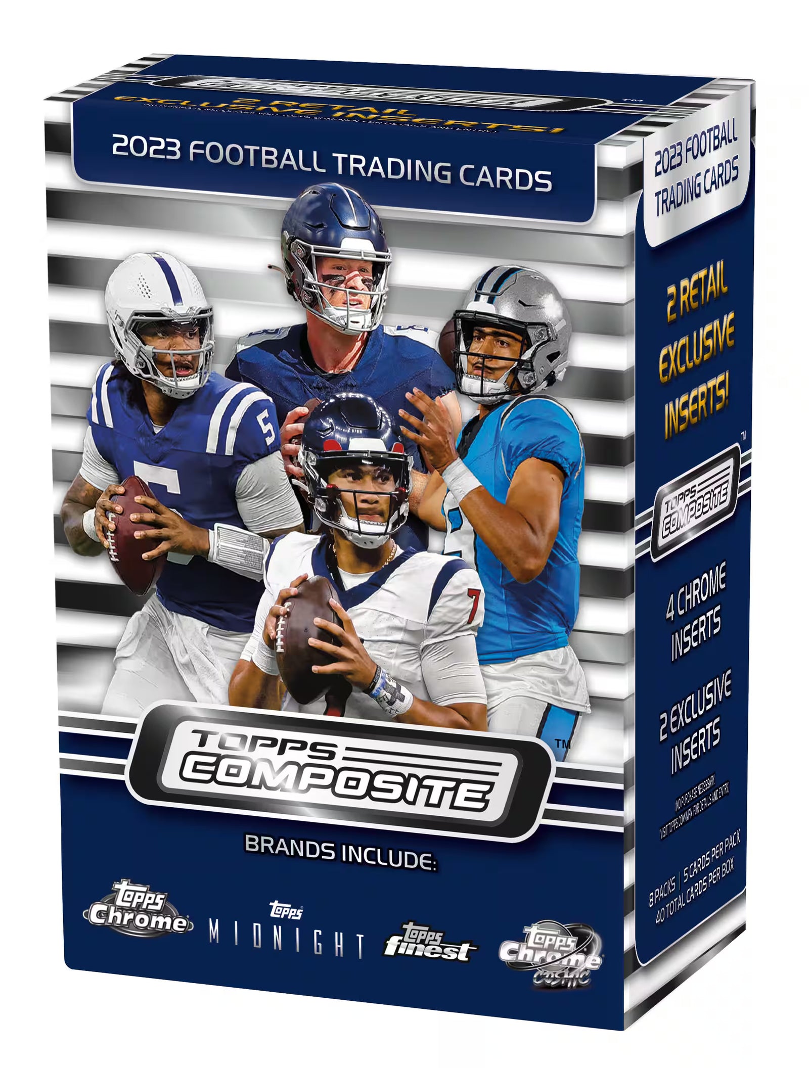 2023 NFL Topps Composite Football Blaster Box (Chrome Inserts)