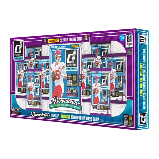 2025 NFL Panini Donruss Downtown Football Bundle Box