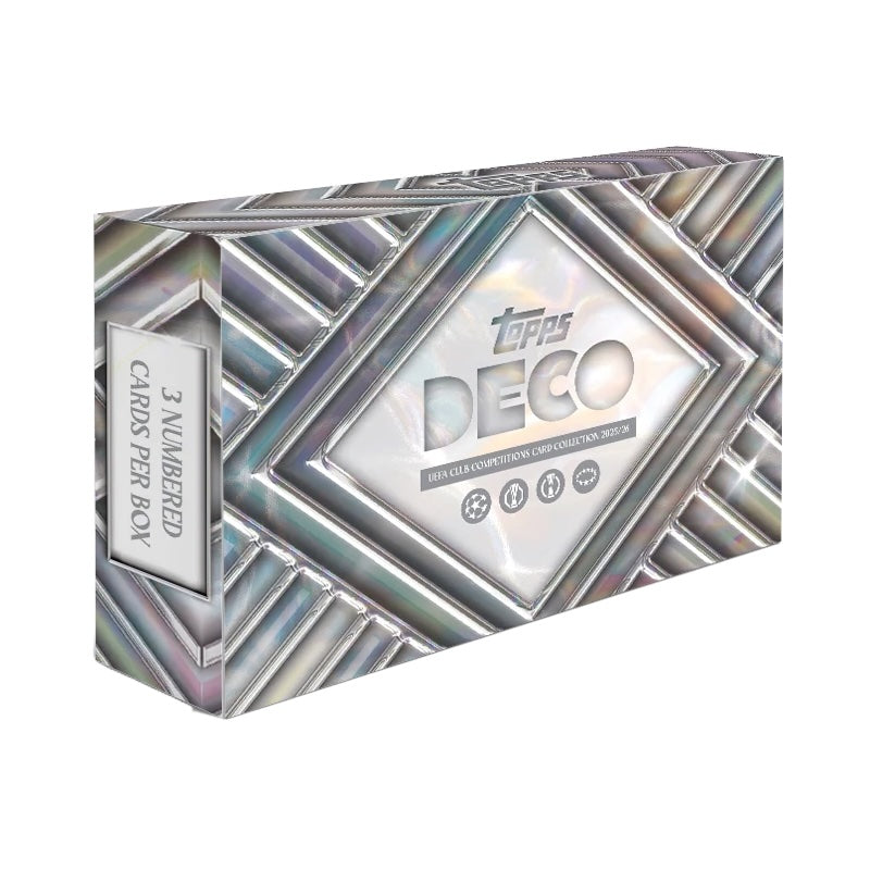 2025-26 UEFA Topps Deco Club Competitions Collection Soccer Hobby Box