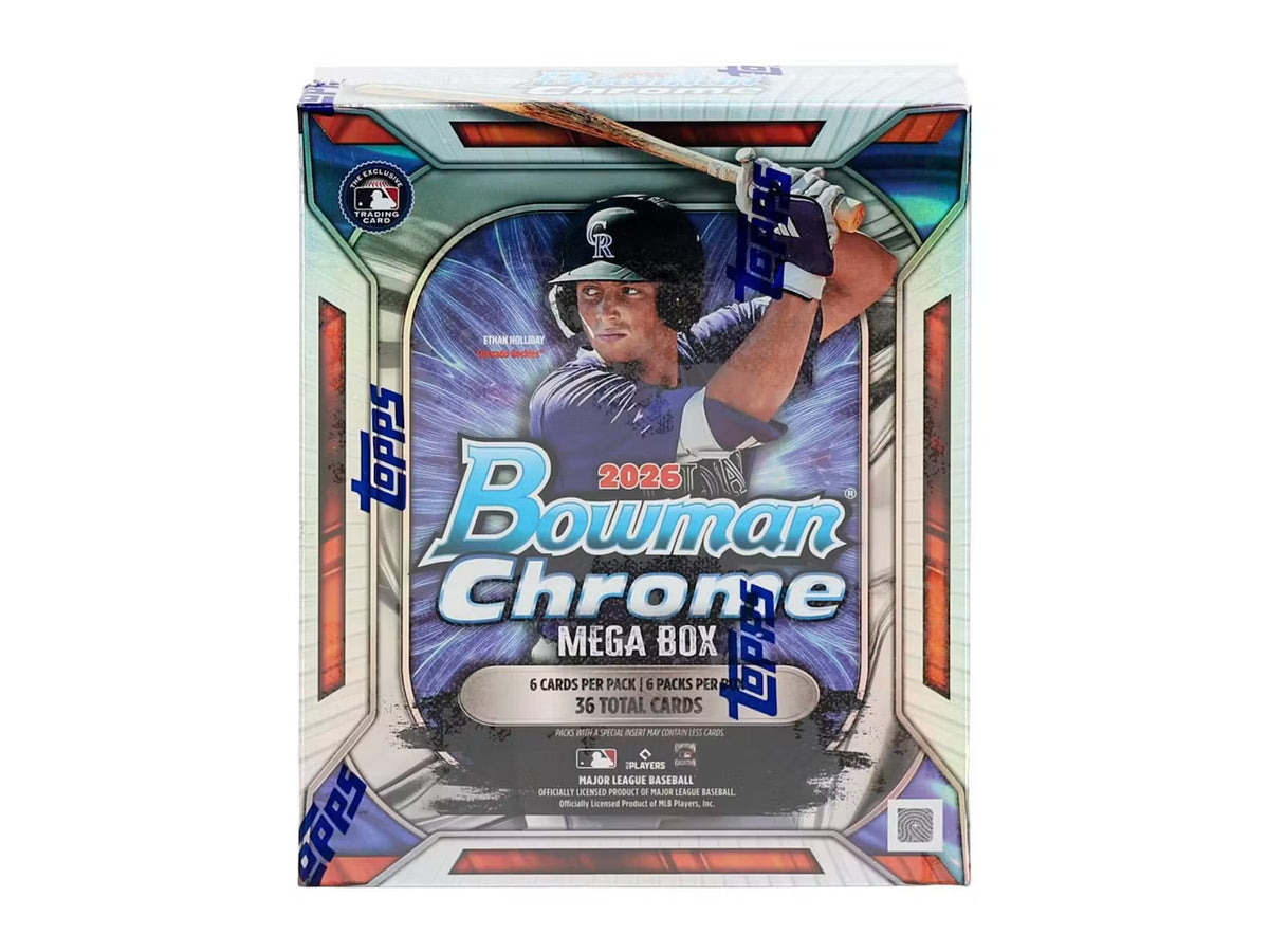 2026 MLB Topps Bowman Chrome Baseball Mega Box